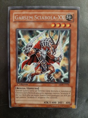 Yugioh garsem sciabola 1 - -,