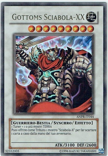 Carta anpr gottoms - carta, yu-gi-ho