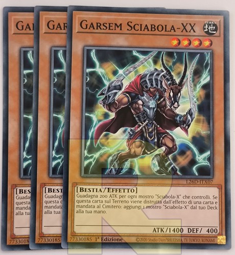 Garsem sciabola xx - 3x, sciabola-xx